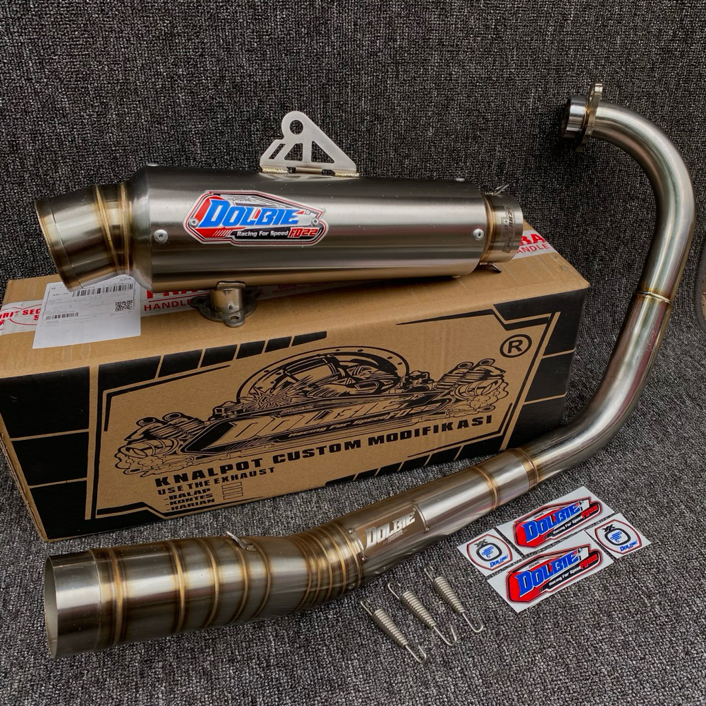 YAMAHO Knalpot YAMAHO DOLBIE Racing ORIGINAL100% BAGUSS