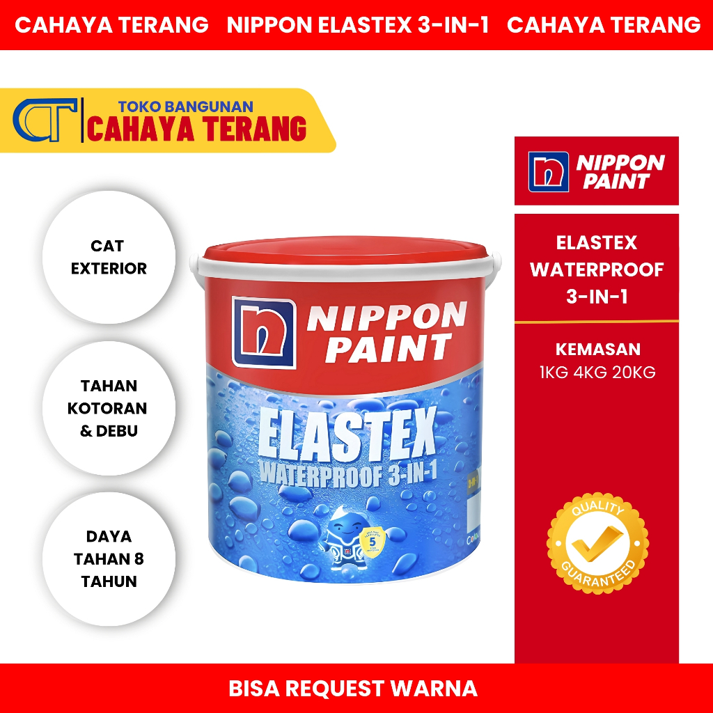 CAT ANTI BOCOR ELASTEX 1KG WATERPROOF NIPPON PAINT