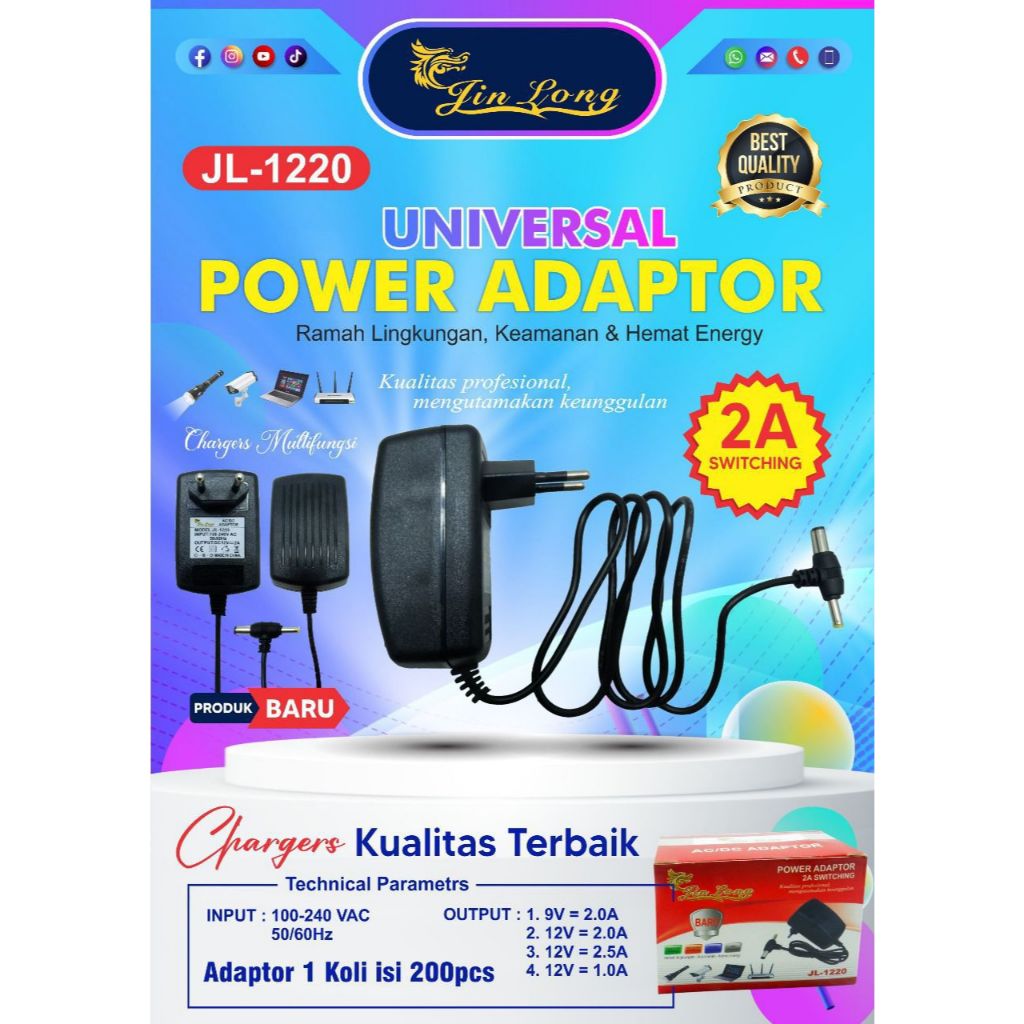 grosir charger multifungsi jl1220 universal