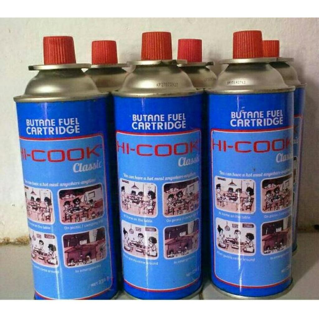 Tabung Gas Mini Hi-Cook/ Hi Cook Utk Kompor Portable / Gas Hi Cook