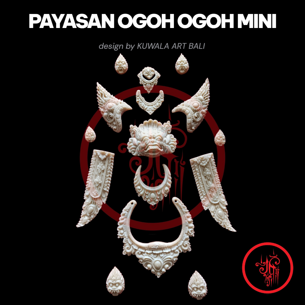 Payasan Ogoh Ogoh Mini 1 Set Lengkap Payasan Ogoh Ogoh Mini Bali by KUWALA ART BALI