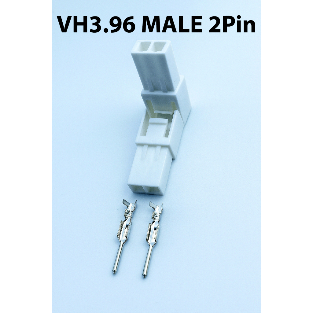 Soket Connector Konektor VH 3.96 VH3.96 Male 2pin sudah termasuk terminal