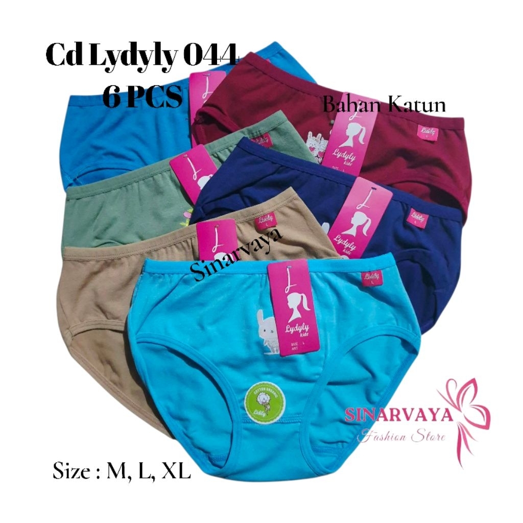 [JUAL 6 PCS] CELANA DALAM ANAK PEREMPUAN LYDYLY 044 / CD ANAK-ANAK / CD LYDYLY 044