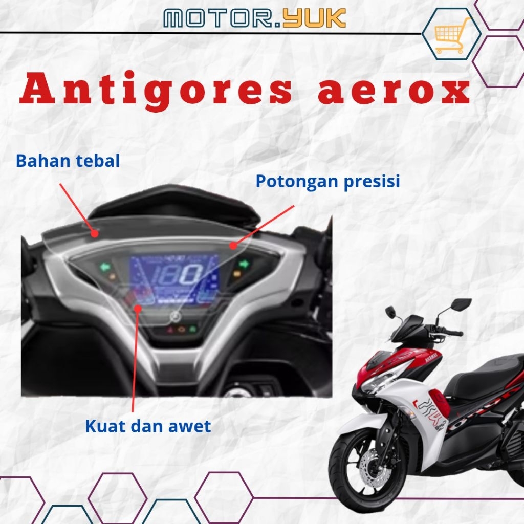 Antigores speedometer aerox new 155 antigores aerox new 155