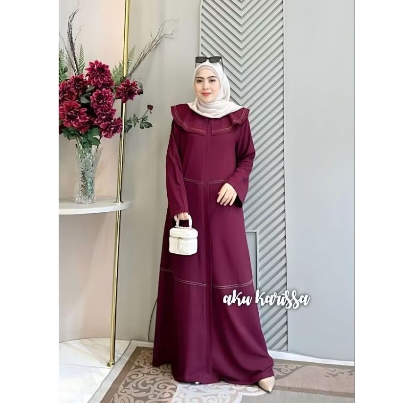 KANITA DRESS BY AKU KARISSA GAMIS POLOS SABRINA ANTI UV