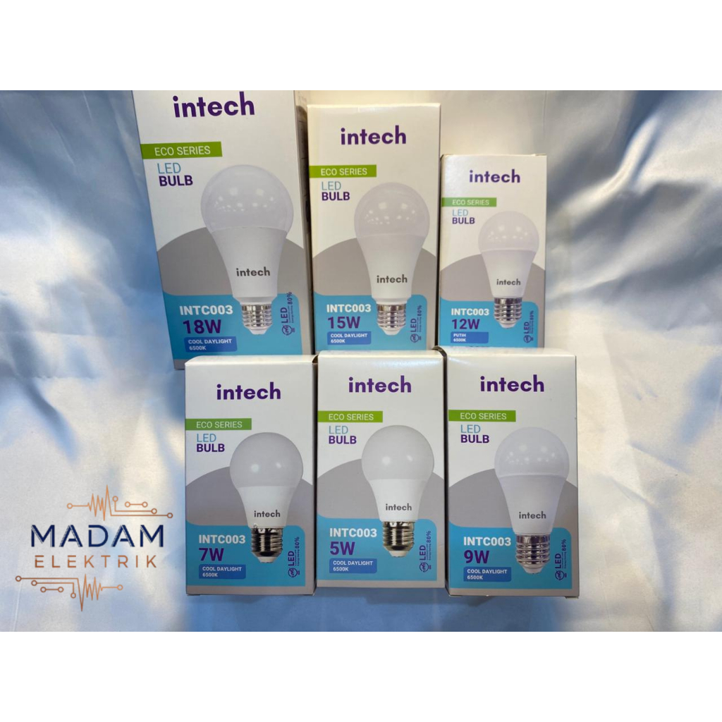 Intech In Tech Eco LED 5W-18W E27 Bulb