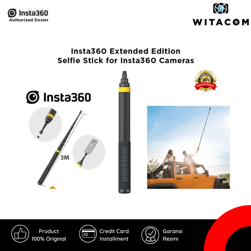 Insta360 Extended Edition 3M Selfie Stick New Version Insta360