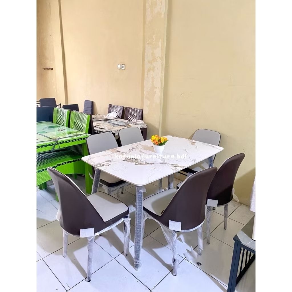 MEJA MAKAN MADISON 6 KURSI 4 KURSI | MEJA MAKAN MINIMALIS | FREE ONGKIR BANDAR LAMPUNG