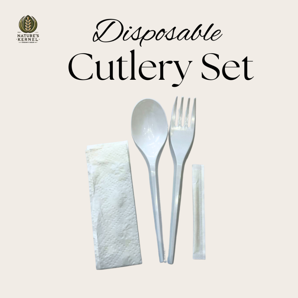 Sendok Set Plastik / Sendok Garpu Plastik Set Higienis ECER / Sendok Garpu Set