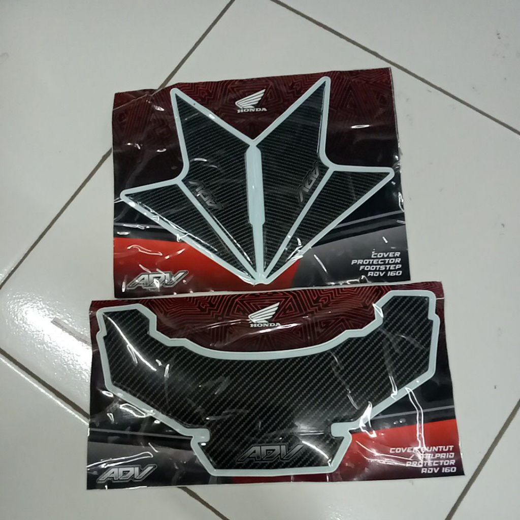 Emblem Stiker Timbul Cover Footstep Cover Tailpad Honda ADV 150 ADV 160