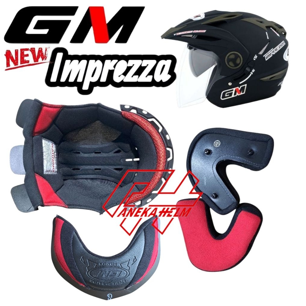 Busa helm original GM NEW IMPREZZA double visor/busa fullset