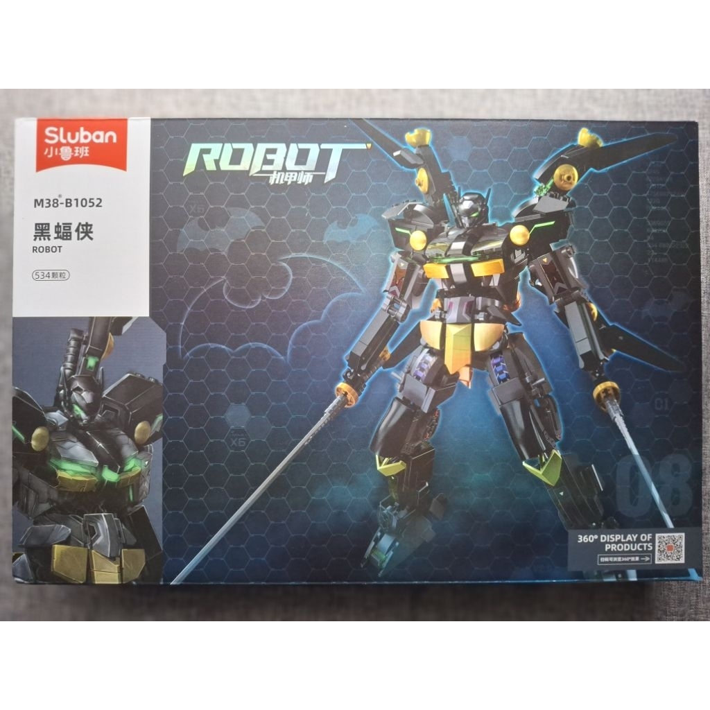 BARU Sluban Robot Black Batman M38-B1052