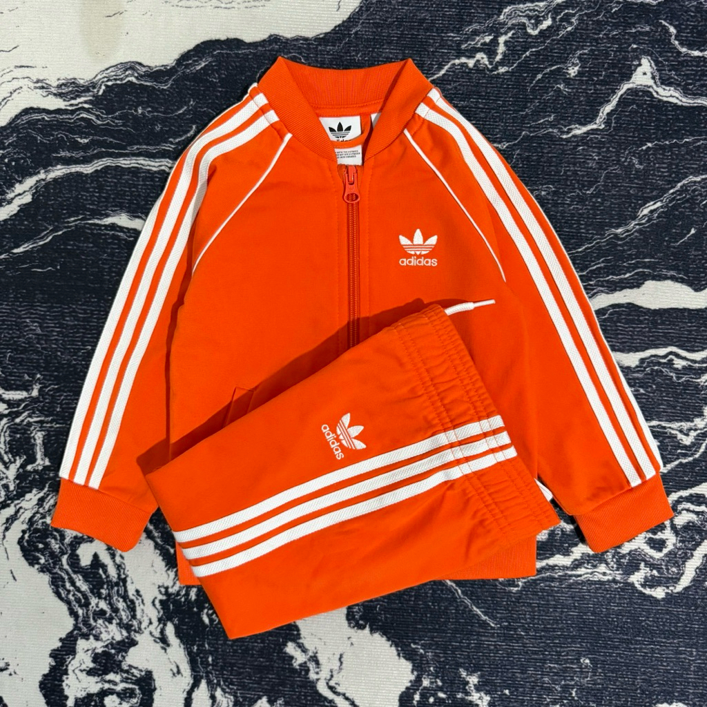Toodler adidas sst set superstar tracktop orange