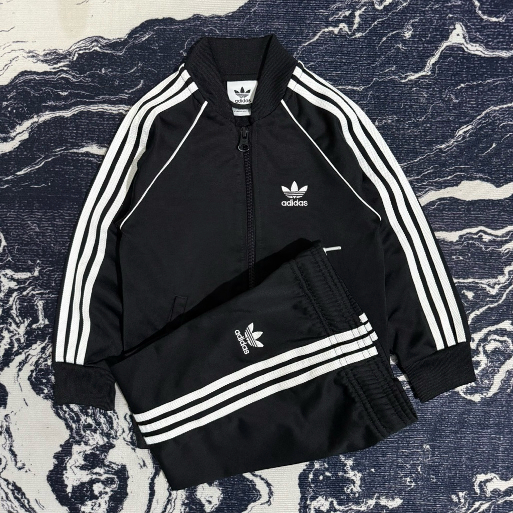 Toodler adidas sst set firebird tracktop blackwhite