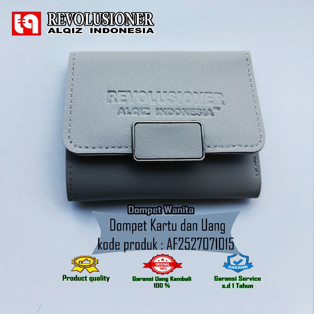Alqiz Dompet wanita dompet kartu dan uang