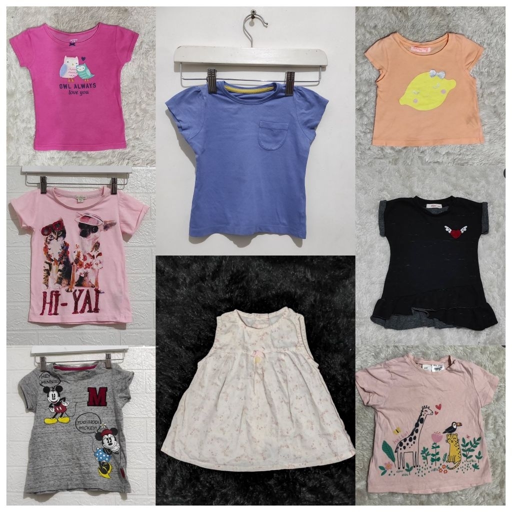 preloved kaos bayi perempuan. kaos bayi lucu. kaos bayi cantik