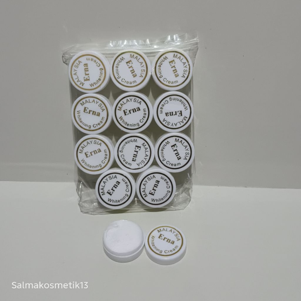 12pcs // cream erna Malaysia super bisa digunakan untuk siang dan malam Whitening original