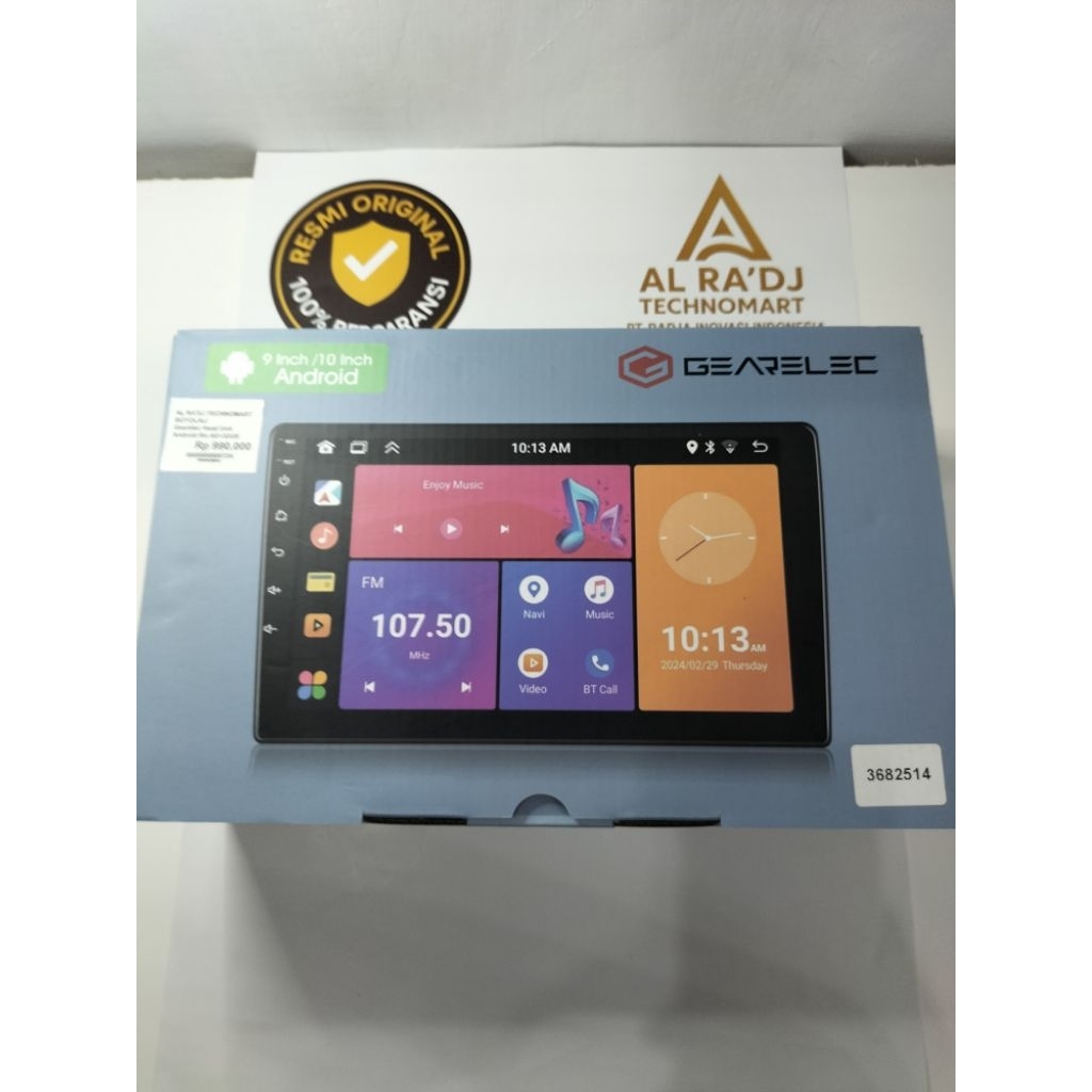 Gearelec Head Unit Android 9in 4+32GB