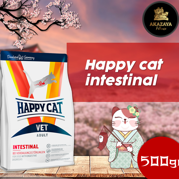HAPPY CAT INTESTINAL | HAPPY CAT INTESTINAL KEMASAN 500GR REPACK | MAKANAN KUCING HAPPY CAT INTESTIN