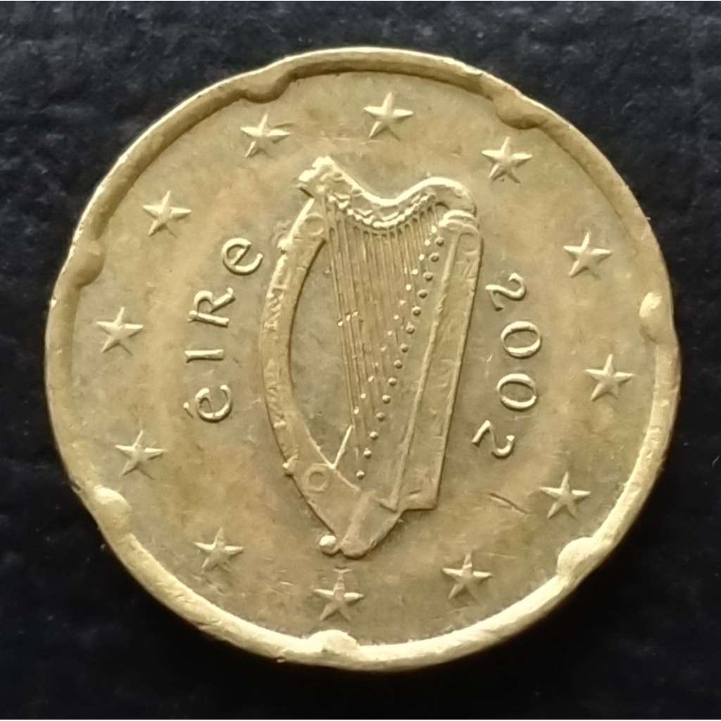 Koin Irlandia 20 Euro Cent 2002