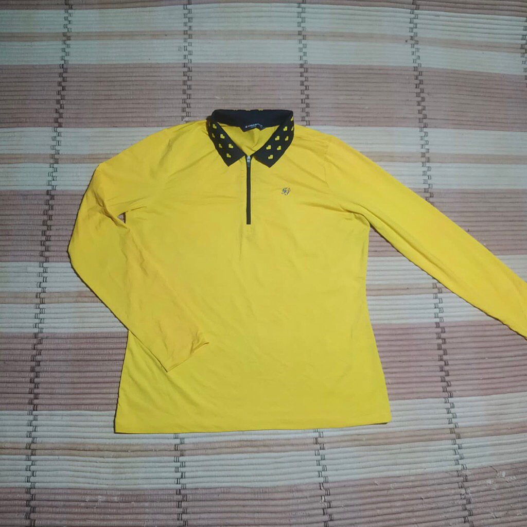 Kaos Polo FIGARO SPORTS GOLF Yellow  Olahraga Original Second Preloved