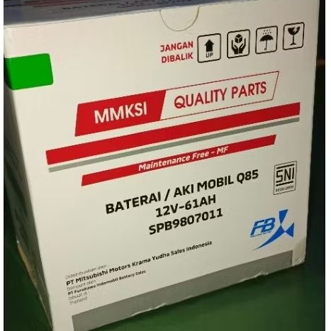 Aki Mitsubishi Xpander / Xpander Cross Q85 (Garansi 1 tahun)