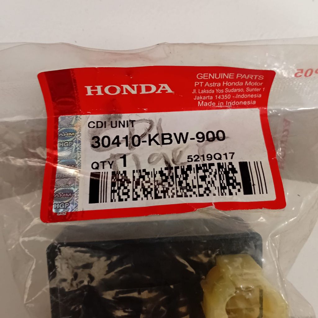 CDI TIGER ORIGINAL HONDA GENUINE 30410-KBW-900