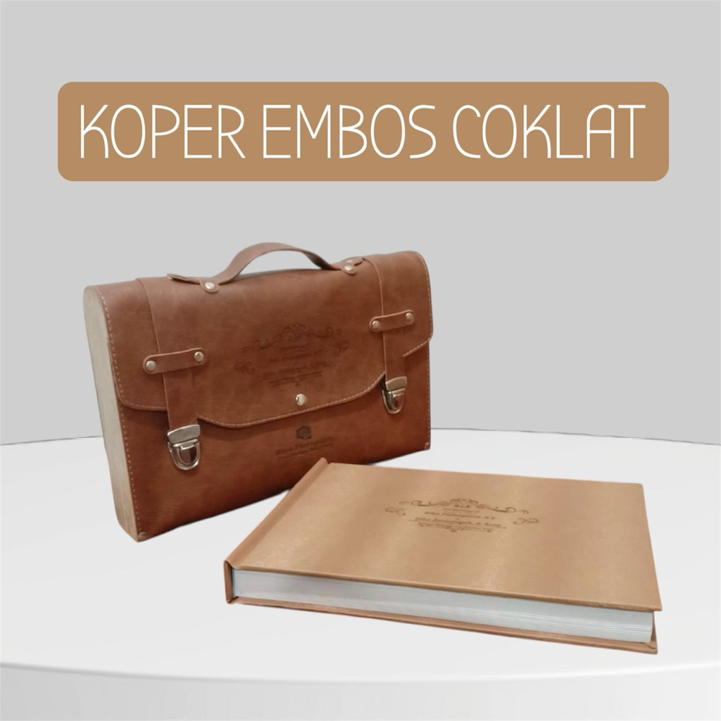 CETAK ALBUM FOTO KOLASE + KOPER EMBOS 20x30