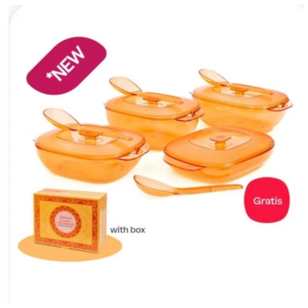 Crystaline Set Wadah Saji Prasmanan