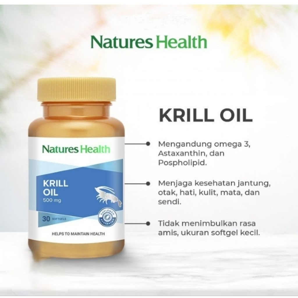 Natures Health Krill Oil 500mg