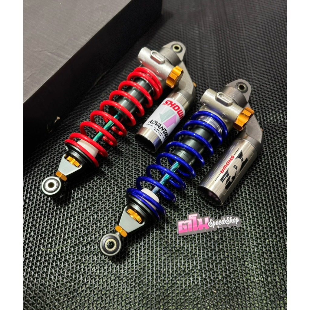 Shock showa cnc Grade Size 330mm anting bebek as rainbow