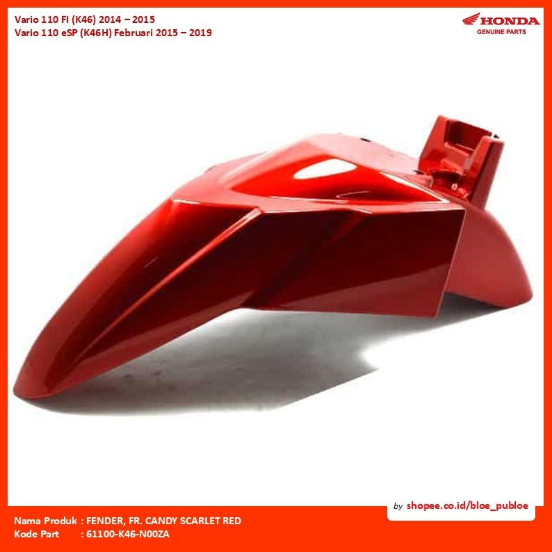 FENDER, FR. CANDY SCARLET RED/61100K46N00ZA