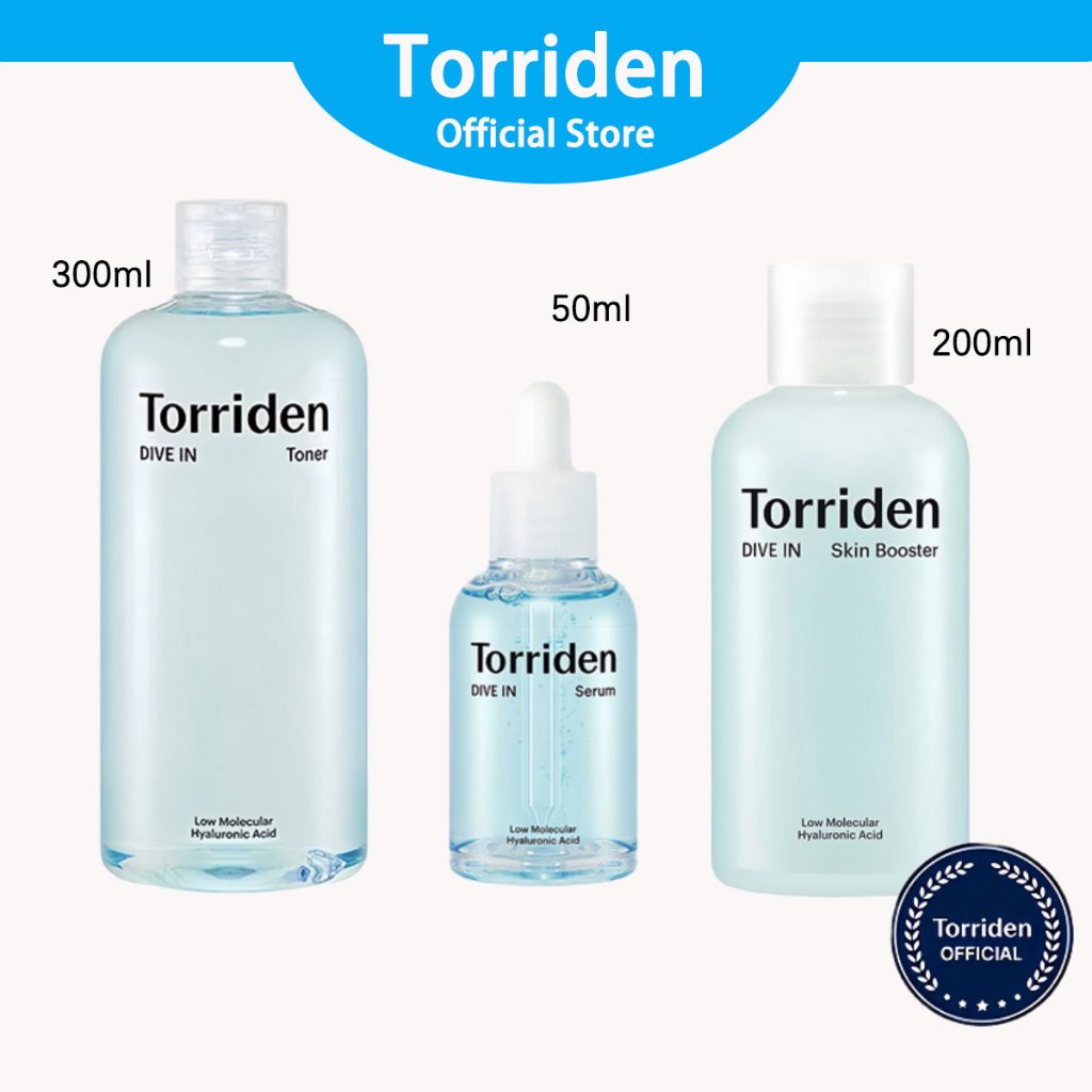 Torriden DIVE IN Toner Low Molecular Hyaluronic Acid TORRIDEN Dive In Serum for Moisture Glow DIVE I