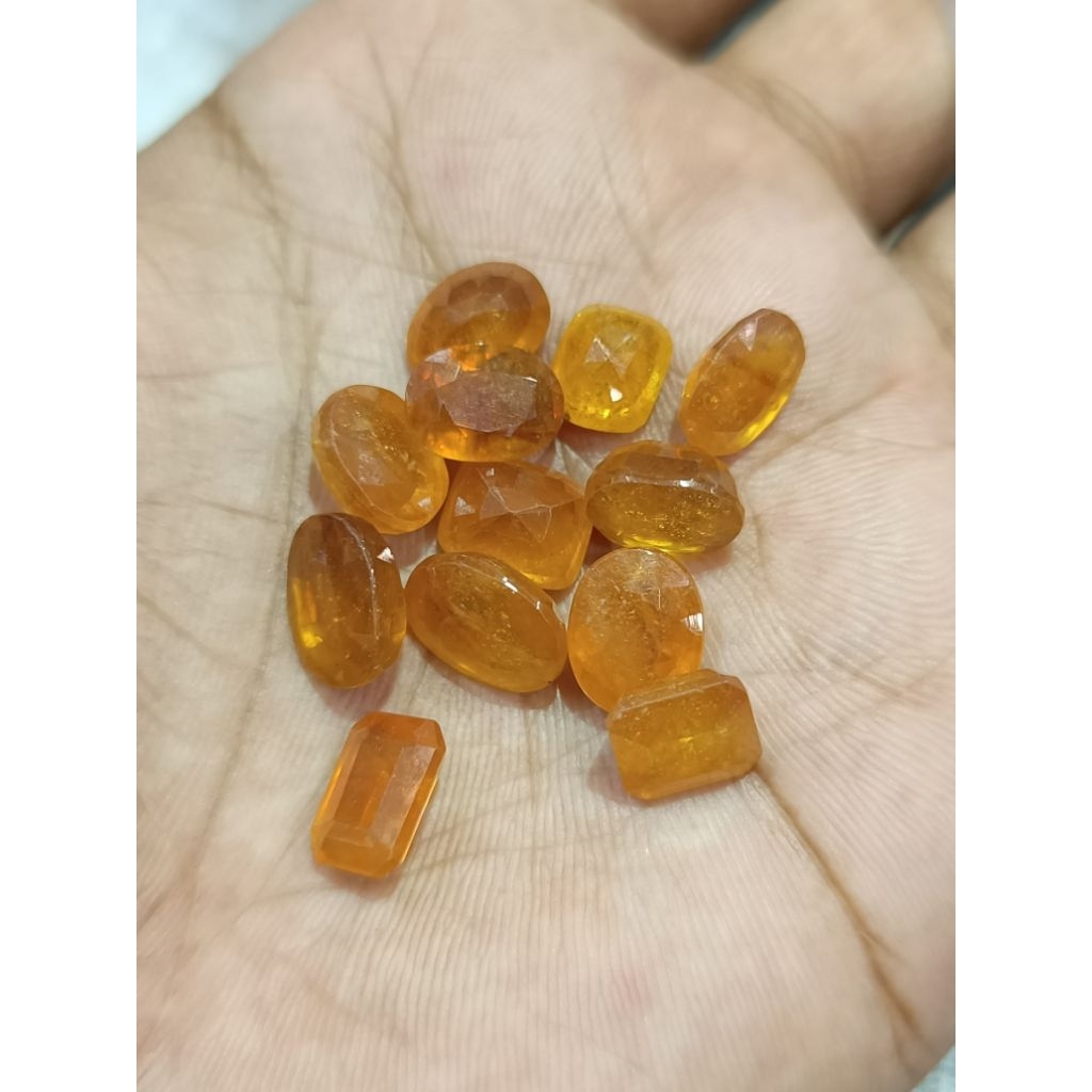 batu yellow safir atau yakut asli