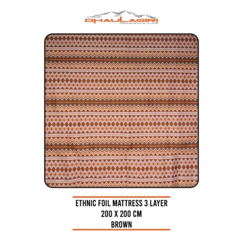 Dhaulagiri Ethnic Matras 3 Layer 200 x 200 cm - Matras camping