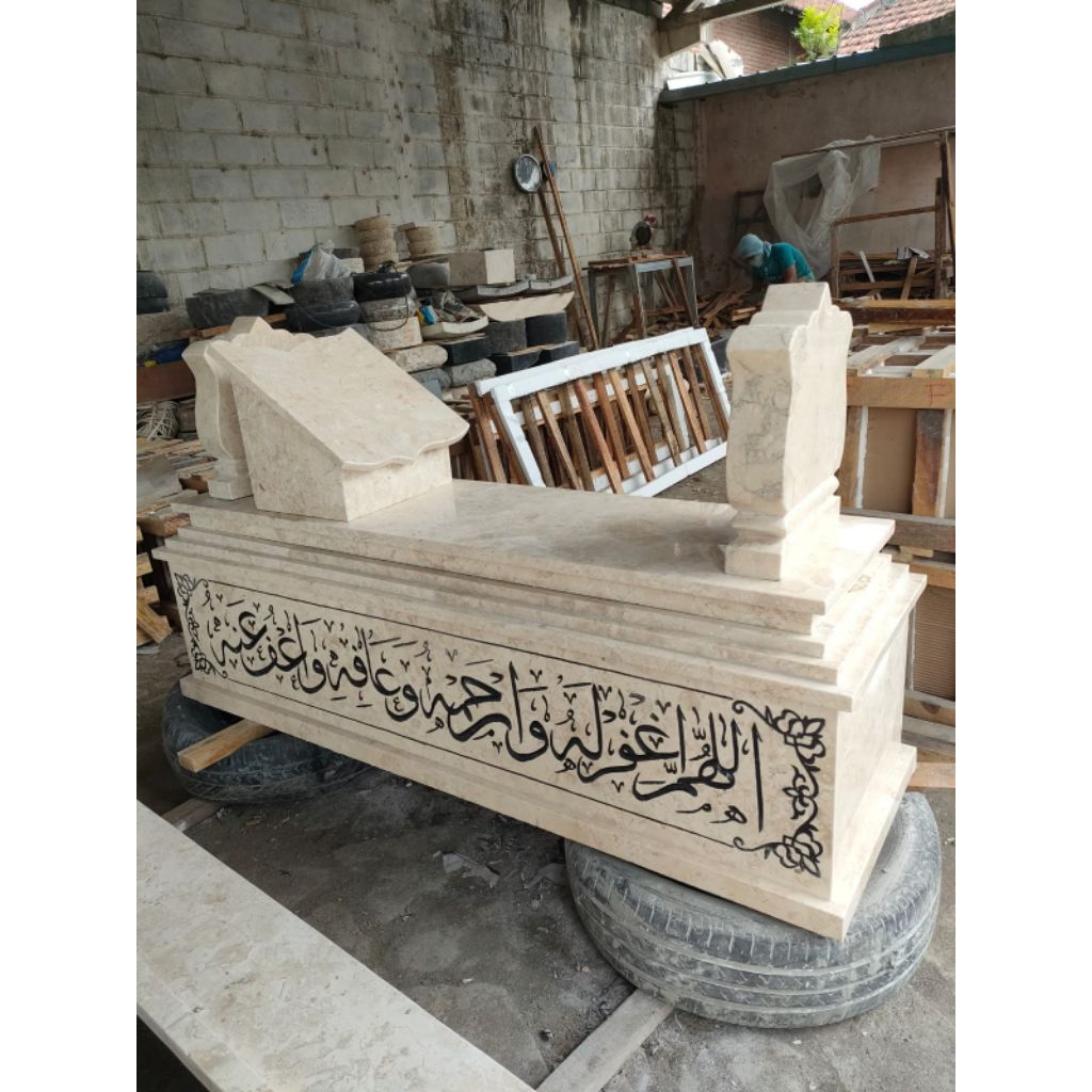 Kijing Makam Marmer Kijing Marmer Murah Batu Nisan Marmer Maesan Marmer Kijing Makam Kaligrafi Kijin