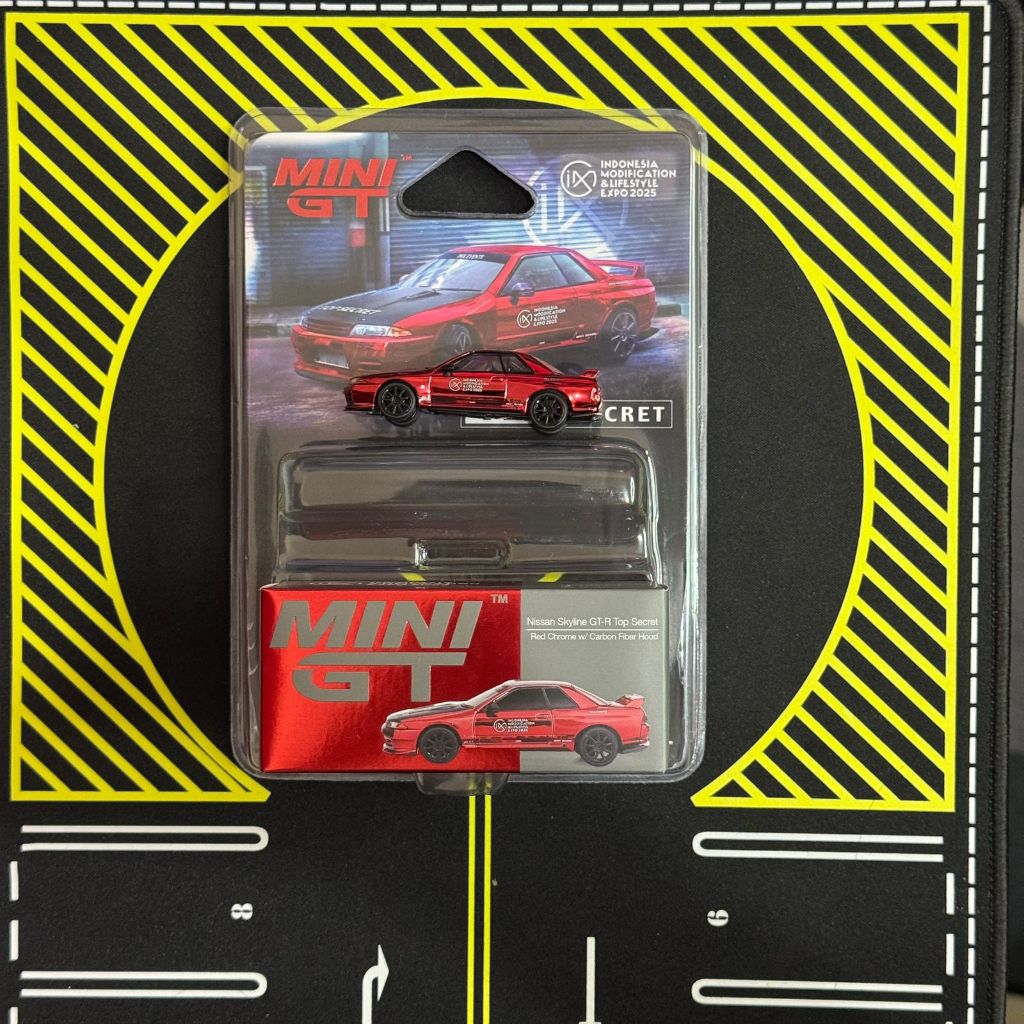 MINI GT NISSAN SKYLINE GT-R TOP SECRET IMX 2025 HOLO CANTIK 2000/3000 UNSEALED 1073 RED