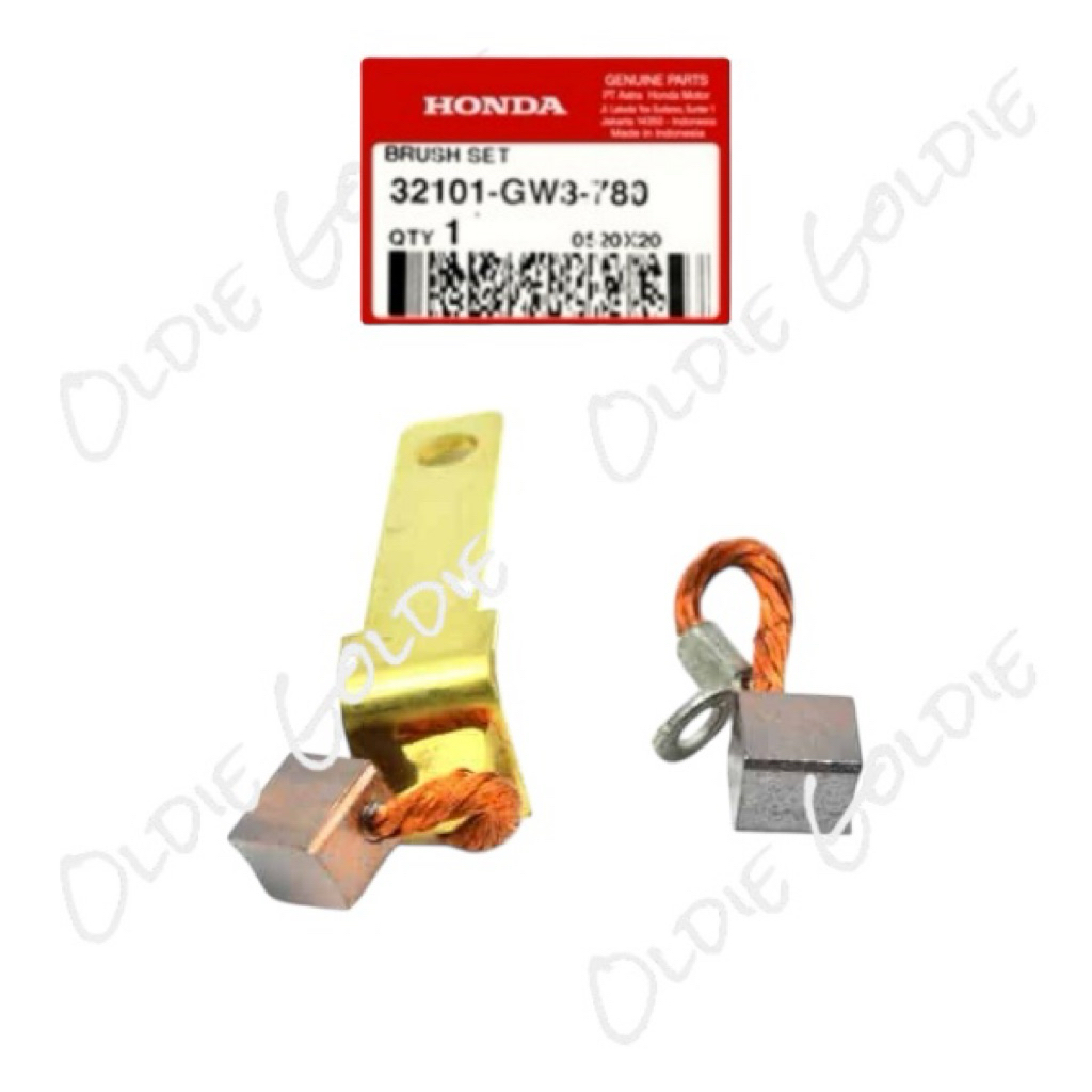 32101-GW3-780 Cool Arang Dinamo Stater Brush Set Blade Revo 110 Karbu Revo AT Matic Beat Scoopy Spac