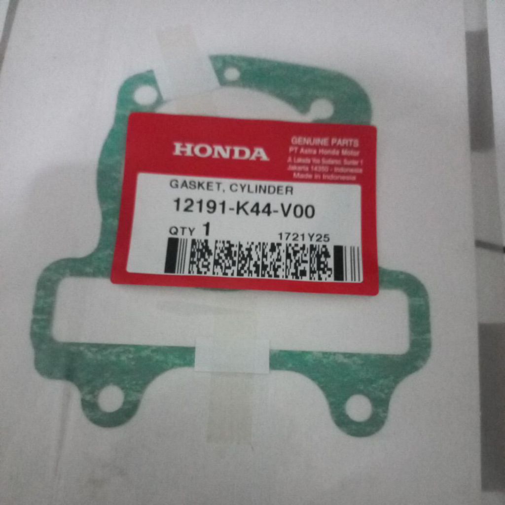 12191K44V00 – PAKING BORING, GASKET CYLINDER BEAT ESP, SCOOPY, ESP, VARIO 110 ESP ORI AHM