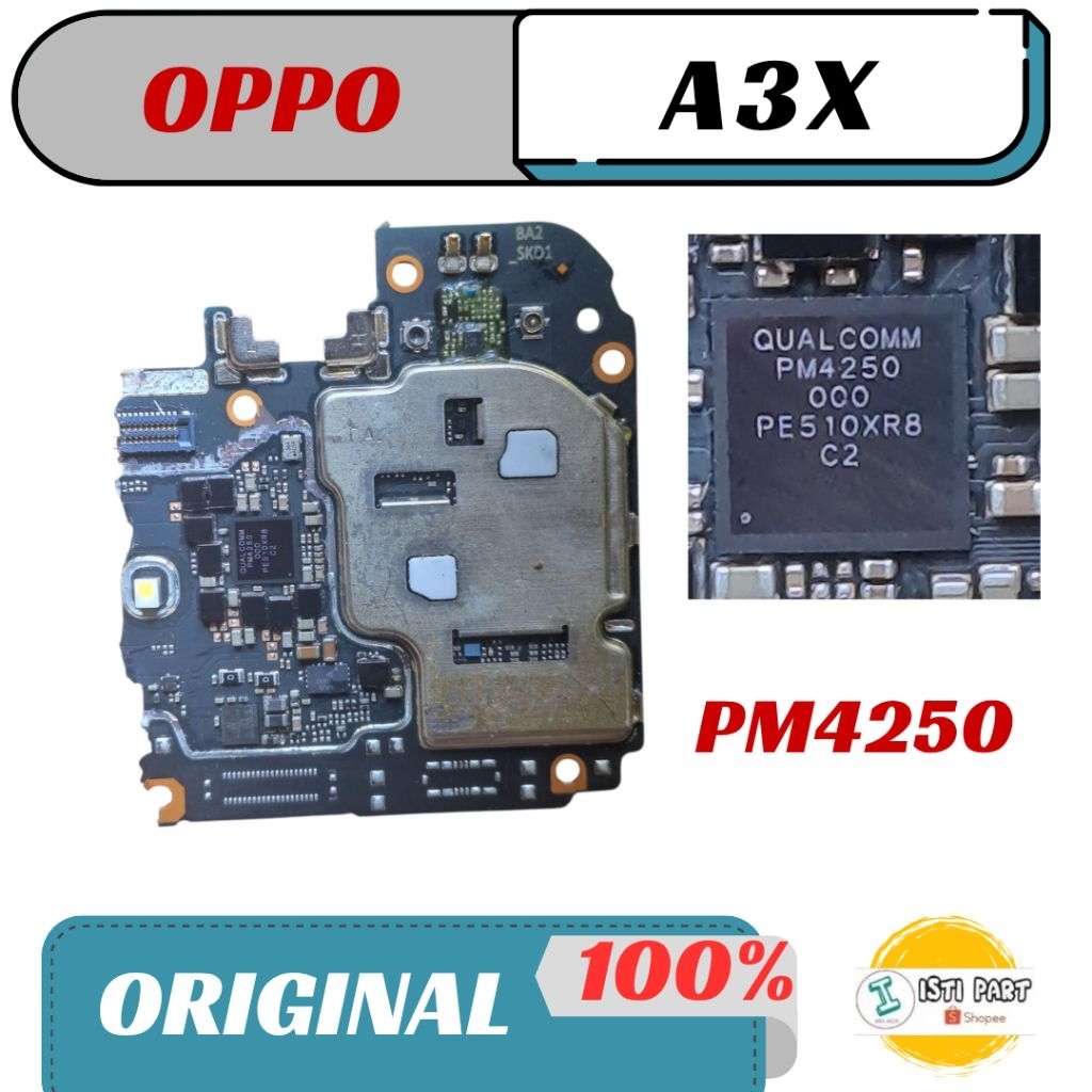 IC POWER PM4250/IC SUPERVOOC S2/IC CAS OPPO A3X MESIN OPPO A3X PATAHAN FRESH