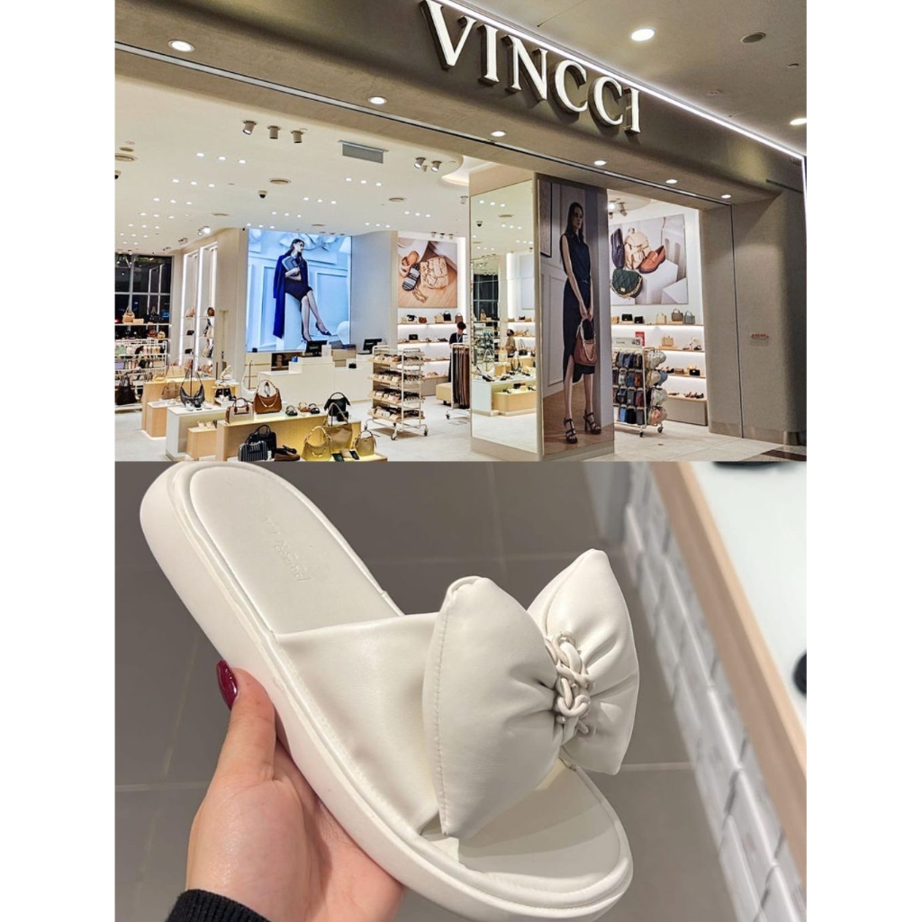 Sandal VINCCI Branded Sandal Slip On VINCCI Sandal Karet VINCCI Sandal Wanita
