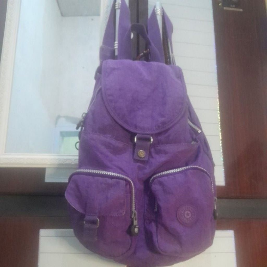Ransel Branded Kipling ori Vintage Purple