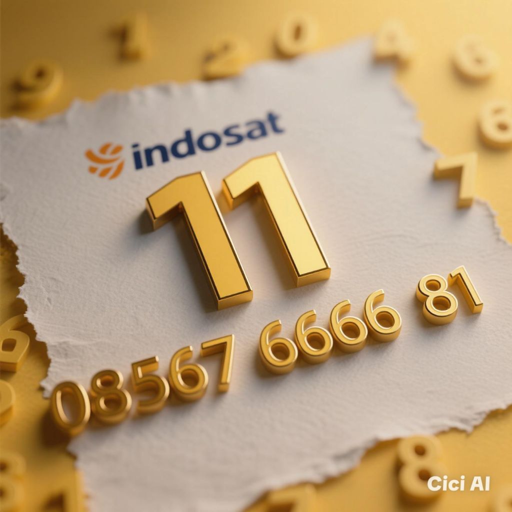 kartu perdana cantik super 6666 IM3 11 digit