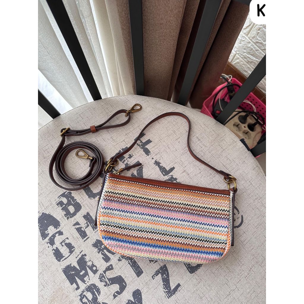 tasFossil Jolie Baguette colorfull Multi Stripe n