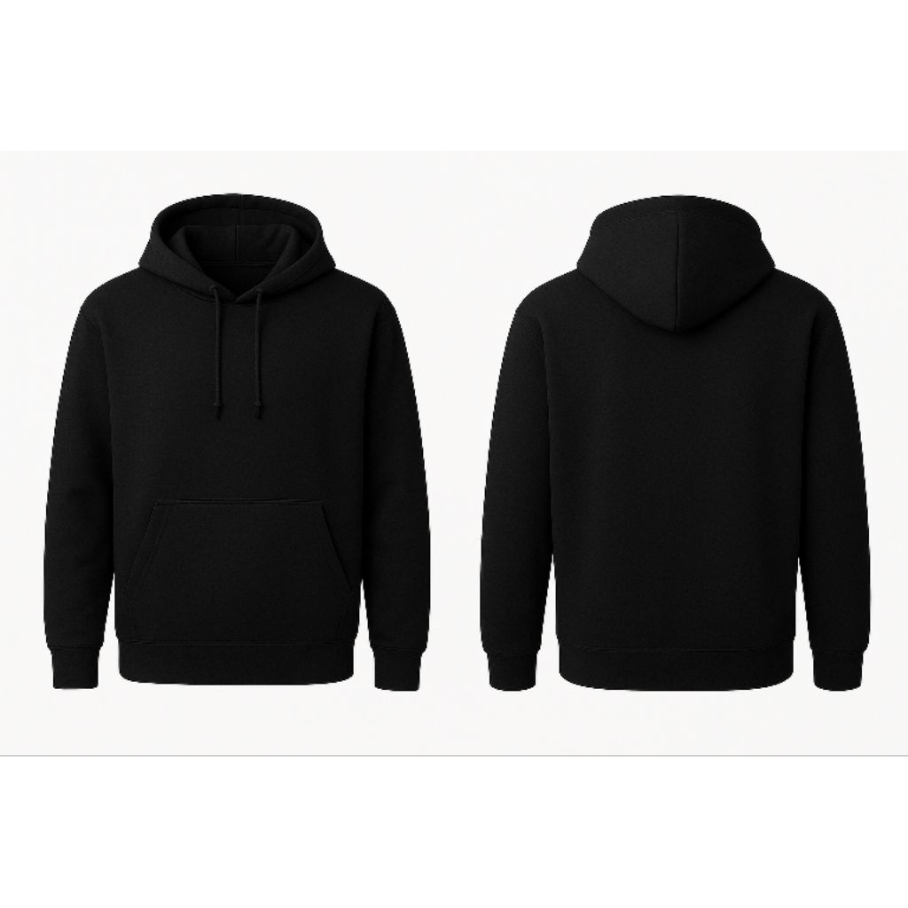 Hoodie hitam Hoodie polos Sweater polos hitam