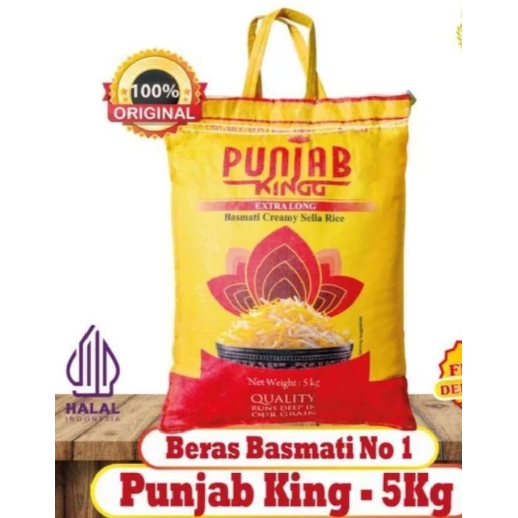 Beras Punjab king 5kg..
