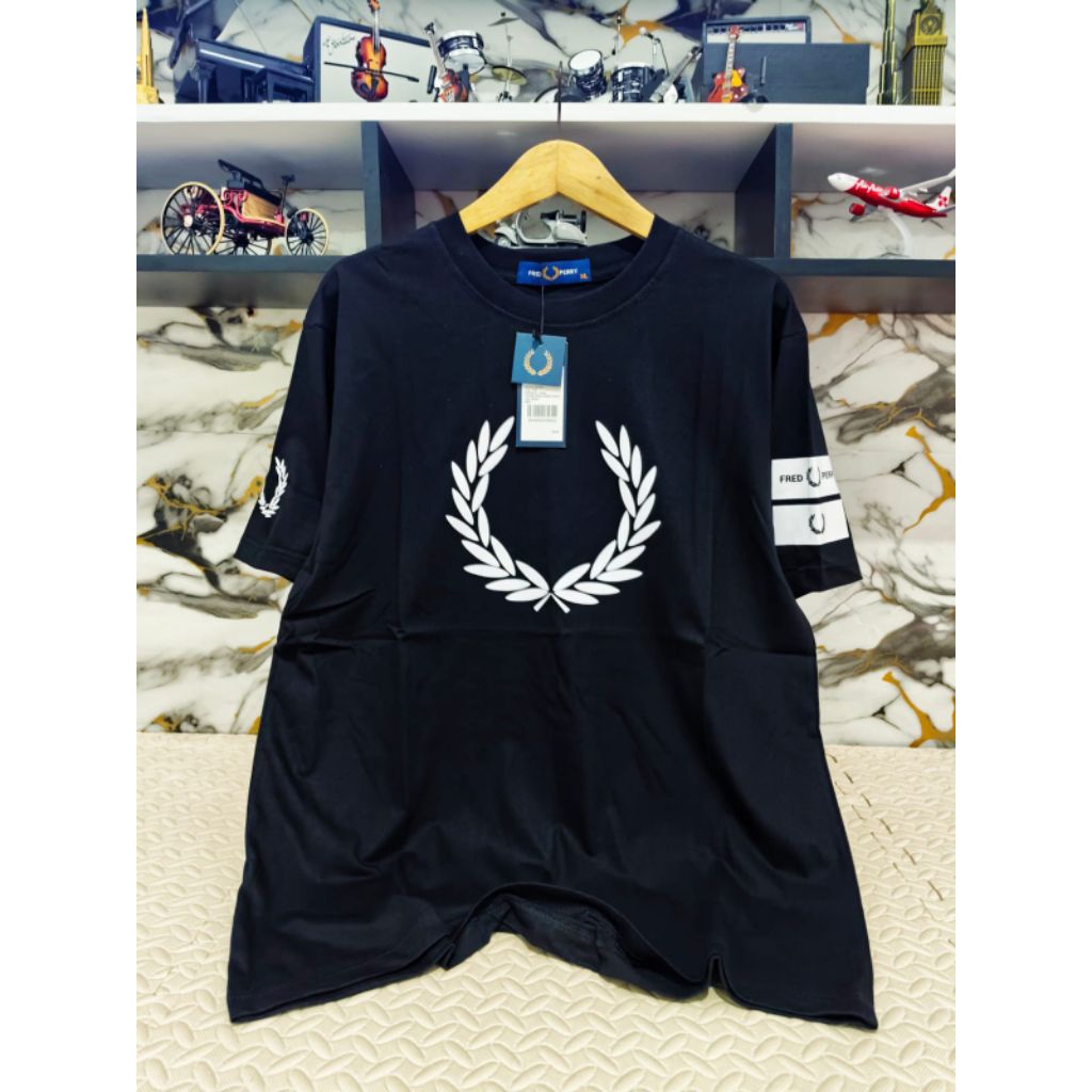 KAOS FRE*D PERRY BEST SELLER SIZE SAMPAI 5XL BAHAN TEBAL 24S FULL TAG BARKOT/COD