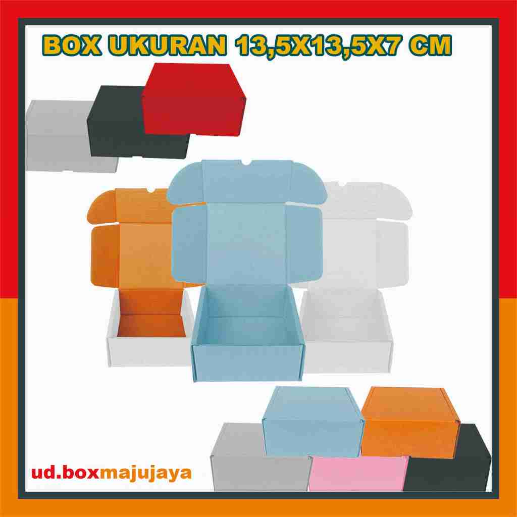 Box 13,5x13,5x7 Cm / Box Lipat Samping / Box Ikat Pinggang