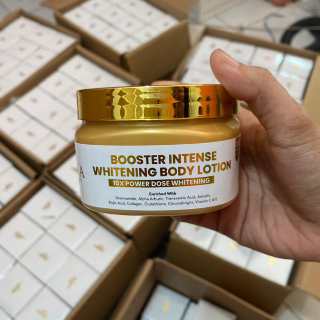 BOOSTER WHITENING BODY LOTION 100% ORIGINAL BPOM