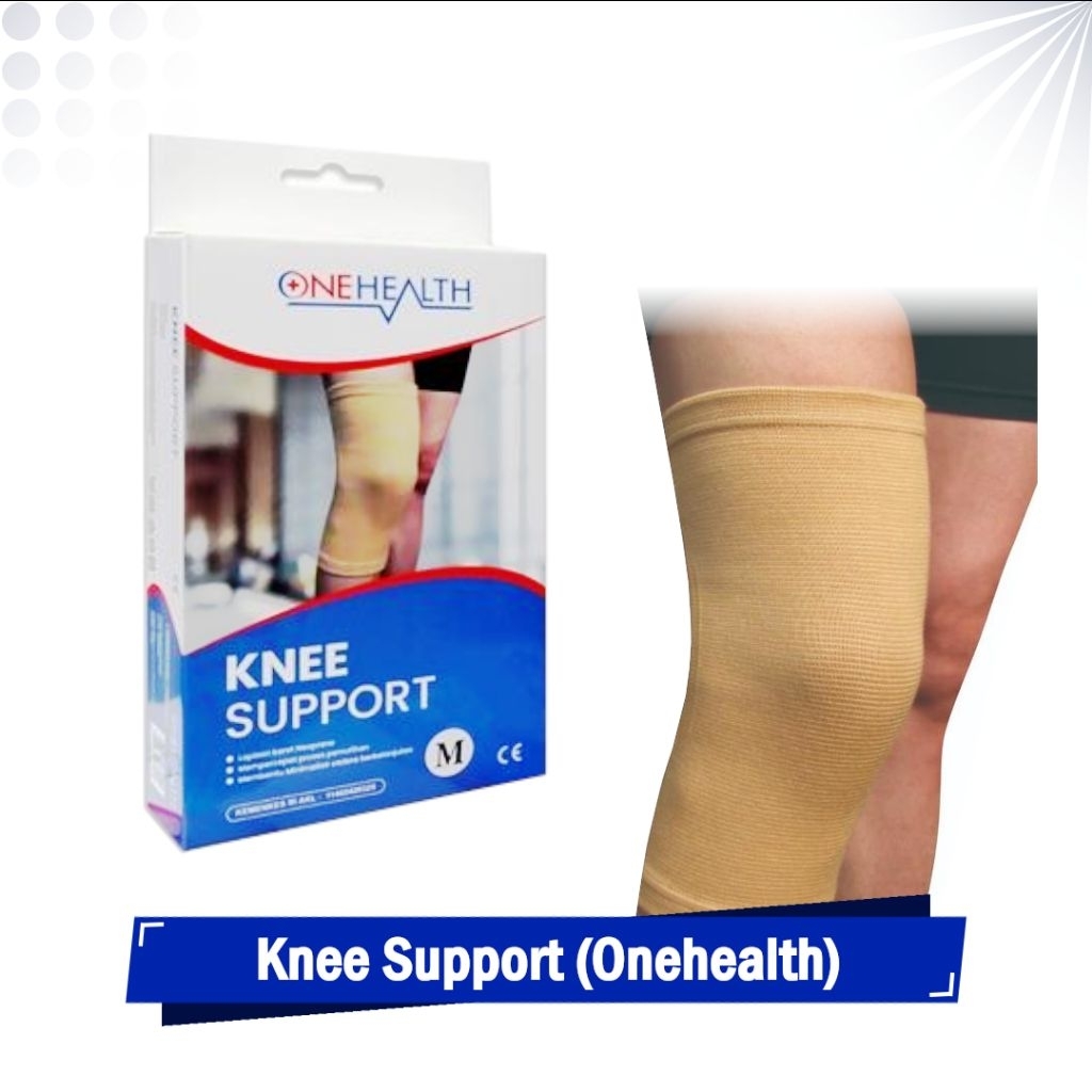 Knee Support OneHealth Deker Pelindung Cedera Lutut Kaki